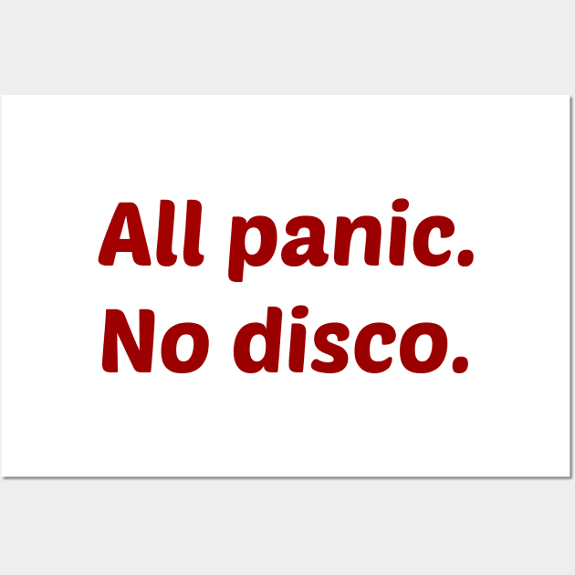 All Panic No Disco Wall Art by Ethereal